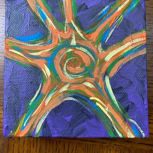 “Neural” Original Painting on Canvas - Picture 9 of 9